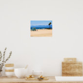 California Beach gestrichen Poster (Küche)