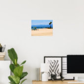 California Beach gestrichen Poster (Heimbüro)