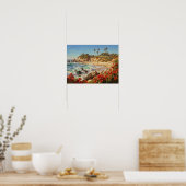 California Beach | Impressionist Coastal Art Poster (Küche)