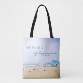 California Beach ist mein Glücksbringer für ein Zi Tasche (Vorderseite)