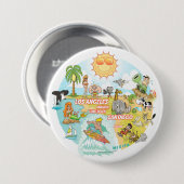 California Beach Life Button (Vorne & Hinten)