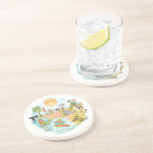 California Beach Life Getränkeuntersetzer (Seite)