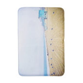 California Beach Ocean Seaguls Rettungsstand Badematte (Vorderseite Vertikal)