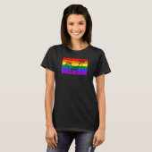 California Beach Palm Tree Van Lgbtq Gay Pride Fla T-Shirt (Vorne ganz)