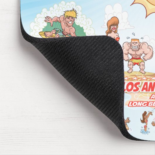California Beach Paradise Mousepad (Ecke)