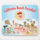 California Beach Paradise Mousepad (Vorne)