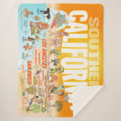 California Beach Paradise Sherpadecke (Vorderseite)