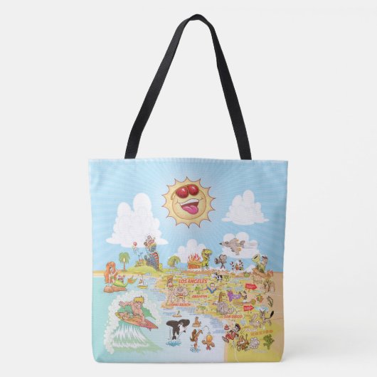 California Beach Paradise Tasche (Vorderseite)