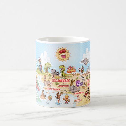 California Beach Paradise Tasse (Mittel)