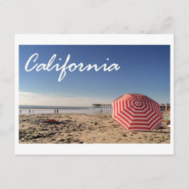 California Beach Postcard Postkarte