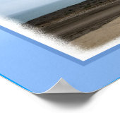 California Beach Poster (Ecke)