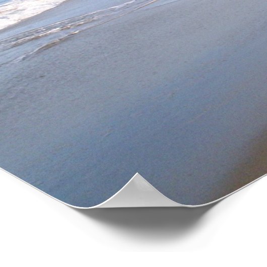 California Beach Poster (Ecke)