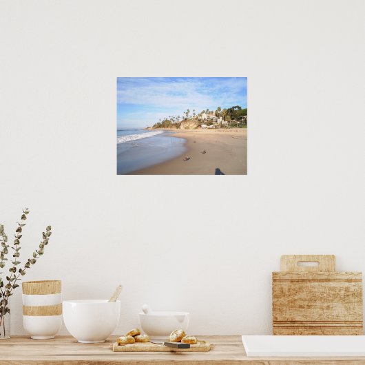 California Beach Poster (Küche)