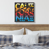 California Beach Poster Leinwanddruck (Insitu (Schlafzimmer))