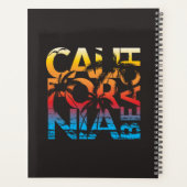 California Beach Poster Planer (Rückseite)