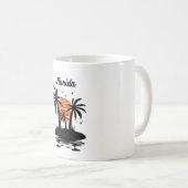 California Beach Sunset Coffee Tasse (VorderseiteRechts)