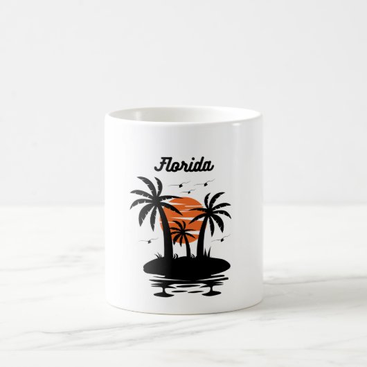 California Beach Sunset Coffee Tasse (Mittel)