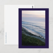 California Beach Sunset Custom La Jolla Postkarten (Vorne/Hinten)