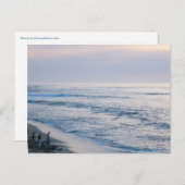 California Beach Sunset Custom La Jolla Postkarten (Vorne/Hinten)