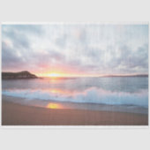 California Beach Sunset Ocean Waves Seidenpapier (Vorderseite)