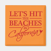 California Beaches Magnet (Vorne)