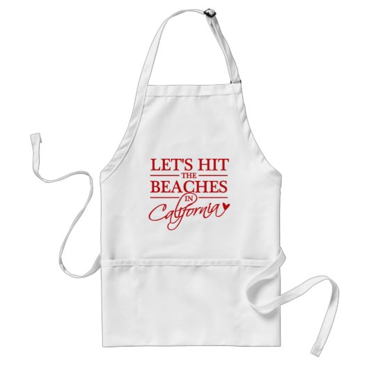 California Beaches Schürzen (Vorne)