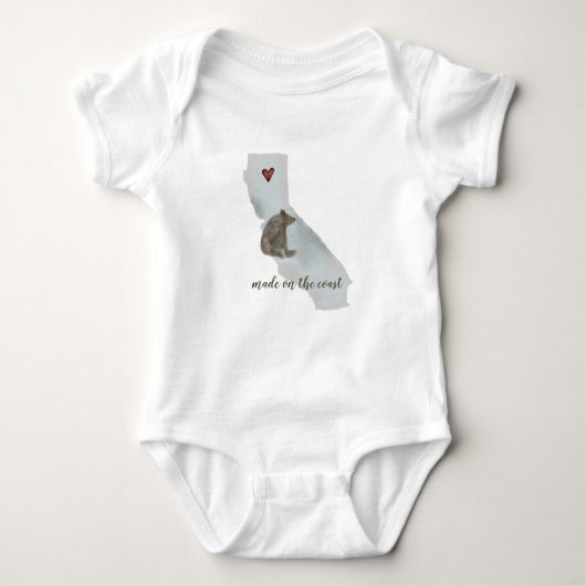 California Bear | Baby Bodysuit Baby Strampler (Vorderseite)