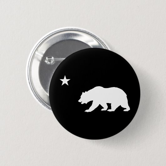 California Bear Button (Vorne & Hinten)