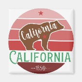 California Bear Flag Magnet (Vorne)