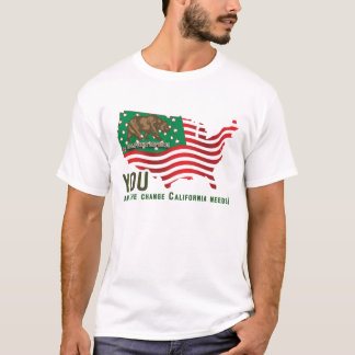 California Bear Flag - Sie sind die Veränderungen, T-Shirt