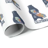 California Bear Golden Staat Geschenkpapier (Rolleneckpunkt)