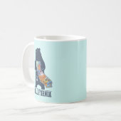 California Bear Golden Staat Individuelle Name Kaffeetasse (Vorderseite Links)