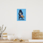 California Bear Golden Staat Poster (Küche)