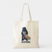 California Bear Golden Staat T - Shirt Tragetasche (Rückseite)