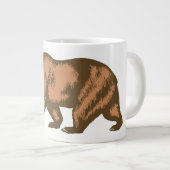 California Bear Jumbo-Tasse (Vorderseite Rechts)