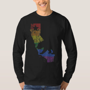 California Bear Lgbtq+ Gay Lesbian Prilag Männer T-Shirt
