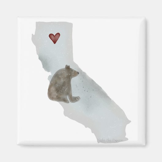 California Bear Magnet (Vorne)
