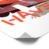 California Bear Poster (Ecke)