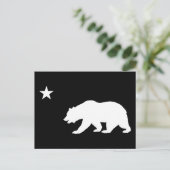 California Bear Postkarte (Stehend Vorderseite)