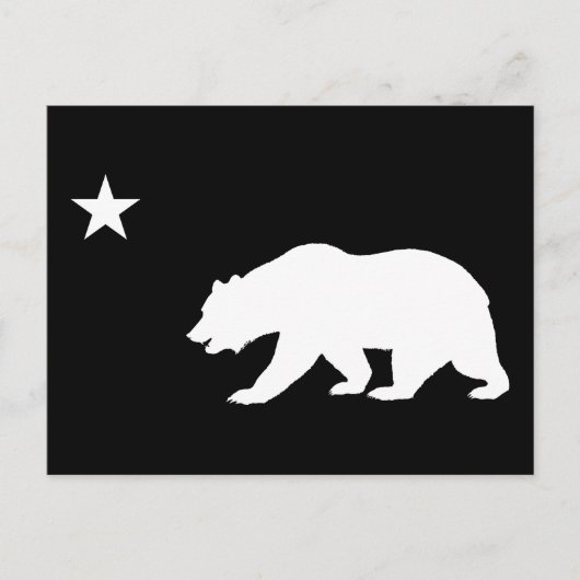 California Bear Postkarte (Vorderseite)