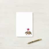 California Bear Republic Grizzand Star Post-it Klebezettel (Auf Schreibtisch)