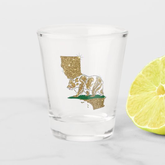 California Bear Schnapsglas (Vorderseite)