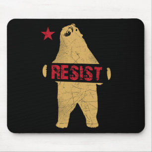 California Bear Shirt Resist Mousepad
