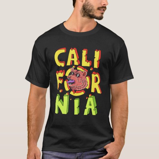 California Bear Surfing T-Shirt (Vorderseite)