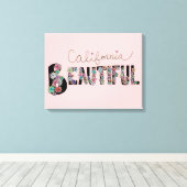 California Beautiful Leinwanddruck (Insitu (Holzboden))