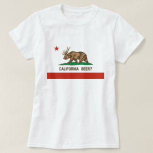 California Beer? T - Shirt der Staatsflagge