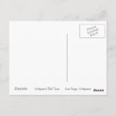 California Bell Tower Postkarte (Rückseite)