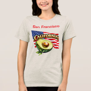 California Bella+Canvas Damen Tri-Blend Shirt
