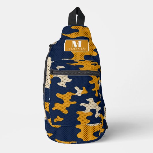California Berkeley Golden Bear Spirit camo Crossbody Bag (Vorderseite)