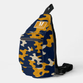 California Berkeley Golden Bear Spirit camo Crossbody Bag (Rechte Ecke)